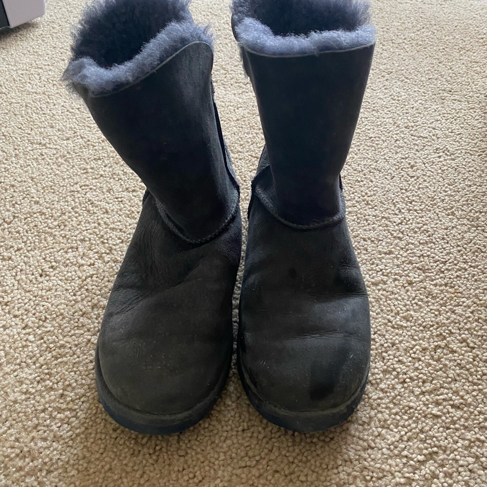 UGG Dark Gray Suede Boots